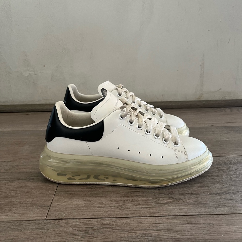 ALEXANDER MCQUEEN • oversized transparent sole sneaker size 39